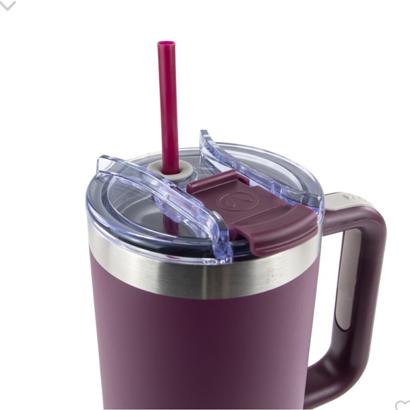 CUSTOM ENGRAVED 40oz Powder Coated Big Swig Tumbler SUGARPLUM - Picture 3 of 6